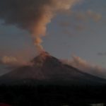 Mayon Volcano during sunrise